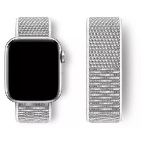 Нейлоновый ремешок для Apple Watch 38/40/41 мм светло-серый