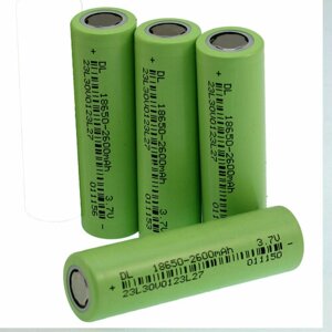 Новая мощная 18650 литий-ионная аккумуляторная батарея круглая 2600 MAH (4 шт.) (Зеленый, RB_2600_4)