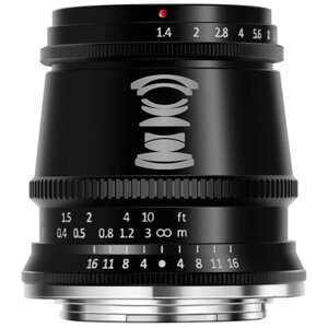 Объектив TTartisan 17 мм F1.4 APS-C для L mount