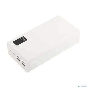Perfeo Аксессуар Perfeo Powerbank MOUNTAINS 40000 mAh/LED дисплей/PD + QC 3.0/Type-C/4 USB/Выход: 3A, max 22.5W/White (PF_D0160) Белый