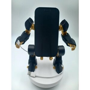 Подставка робот для телефона / держатель робот для телефона / подставка робот для смартфона "экзоскелет"