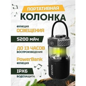 Портативная Bluetooth-колонка с функциями лампы и Power Bank NowGo F1 (F1) Global Black