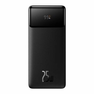 Портативный аккумулятор BASEUS Bipow Digital Display Fast charge 25W OS, 3A, 20000 мАч, черный