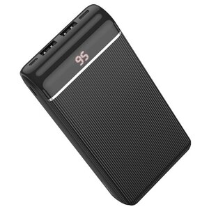 Портативный аккумулятор Hoco J59 Famous 10000 mAh, черный, упаковка: коробка