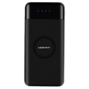 Портативный аккумулятор MOMAX iPower Air, черный, упаковка: коробка