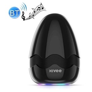 Портативный беспроводной Bluetooth-динамик KIVEE Hands Free MINI Красочные огни KV-MW01, черный