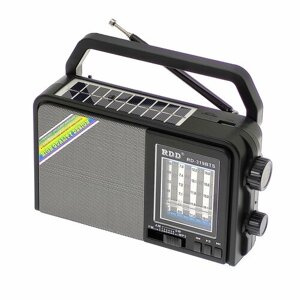 Радиоприёмник аккумуляторный (USB, TF, Bluetooth, солнч. панель) RDD RD-319BTS