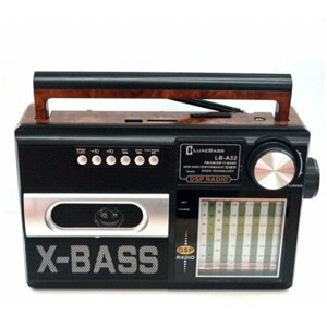 Радиоприемник Luxe Bass LB-A32/USB, SD/10 раздельных диапазонов