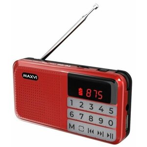 Радиоприемник Maxvi PR-02 Красный