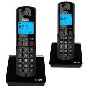 Радиотелефон Alcatel S230 Duo черный