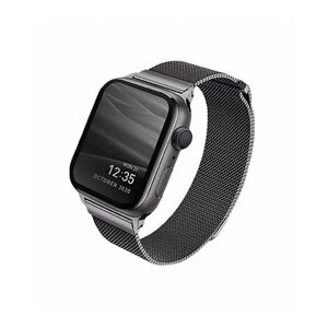 Ремешок для Apple Watch 42-45mm Uniq Dante Strap Mesh Steel Graphite