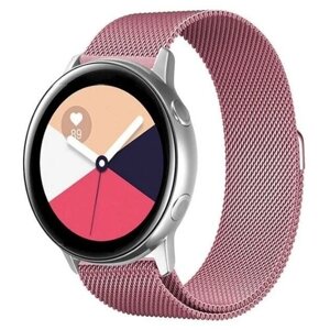 Ремешок для часов Amazfit Bip GTS 2 4 mini Huawei Watch GT3 GT 2 3 42 металлический браслет 20 мм mm Розовый