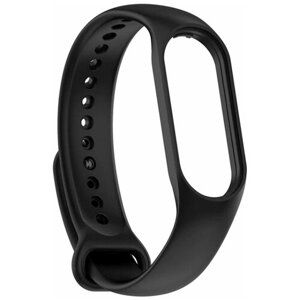 Ремешок для умных часов - Xiaomi Mi Band 7, силиконовый, черный, 1 шт.