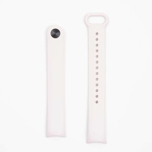 Ремешок для Xiaomi Mi Band 8 / Силиконовый ремешок для смарт-часов / Светло-розовый