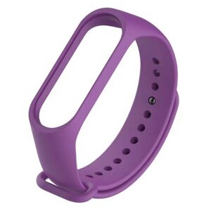 Ремешок на руку для Mi band 3/4, силиконовый, фиолетовый