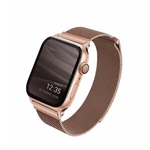 Ремешок Uniq Dante Strap Steel для Apple Watch 38-40-41 мм, розовый