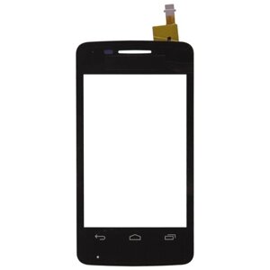 Сенсорное стекло (тачскрин) для Alcatel One Touch Tpop 4010D черный