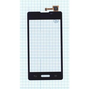 Сенсорное стекло (тачскрин) для LG Optimus L5 II E450 E460 черное
