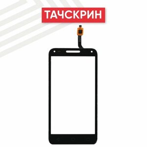 Сенсорное стекло (тачскрин) для мобильного телефона (смартфона) Alcatel OneTouch (4045), белое