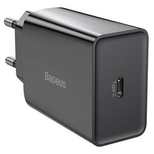 Сетевое зарядное устройство Baseus Speed Mini QC Quick Charger, 20 Вт, черный