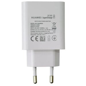Сетевое зарядное устройство для Huawei Super Charge с USB входом Max 40W (HW-100400E00)