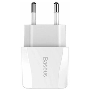 Сетевое зарядное устройство на 2 порта USB / Белый