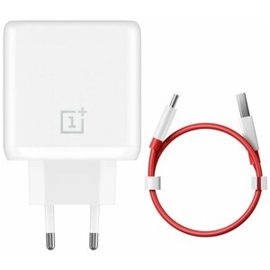 Сетевое зарядное устройство WC1007A31JH для OnePlus Warp Charge с USB входом 65W в комплекте с кабелем USB Type-C D301 6.5A