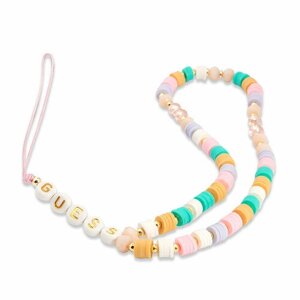 Шнурок на руку для наушников airpods/телефона Guess Heishi Beads Flower (25 см)