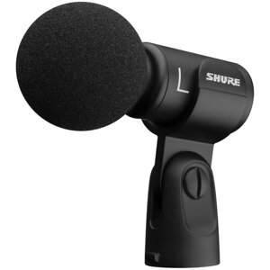 Shure MV88+ Stereo USB, разъем: mini jack 3.5 mm, черный