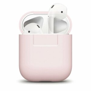 Силиконовый чехол для Apple AirPods Elago Silicone Case (розовый)