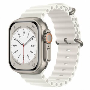 Силиконовый ремешок для Apple Watch 38/40/41 mm белый