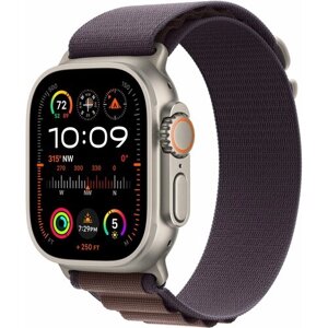 Смарт-часы Apple Watch Ultra 2, 49 мм Titanium Case with Indigo Alpine Loop - S