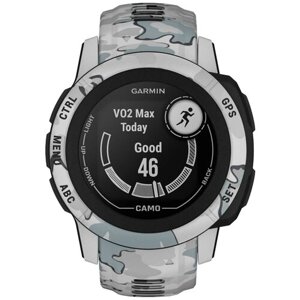Смарт-часы Garmin Instinct 2S, Camo Edition, Mist Camo, WW, серый камуфляж, 010-02563-03