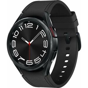 Смарт-часы Samsung Galaxy Watch 6 Classic LTE 43мм 1.3" AMOLED корп. черный рем. черный (SM-R955FZKACAU)