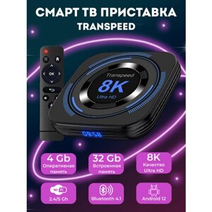 Смарт ТВ приставка Transpeed 4GB/32GB