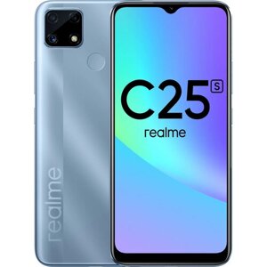 Смартфон realme C25S 4/128 ГБ RU, Dual nano SIM, water blue