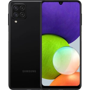 Смартфон Samsung Galaxy A22 4/128 ГБ RU, Dual nano SIM, черный
