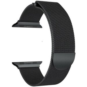 Сменный браслет для Apple Watch 38-40mm Milano №02 чёрный
