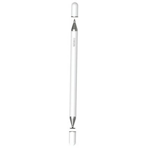 Стилус для емкостного экрана с прецизионным диском 2 в 1 + шариковая ручка WIWU Pencil One, белый