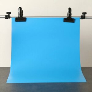 SUI Фотофон для предметной съёмки "Голубой" ПВХ, 50 х 70 см