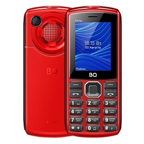 Телефон BQ 2452 Energy, 2 SIM, красный