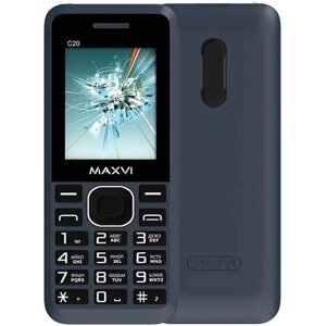 Телефон MAXVI C20, 2 SIM, маренго