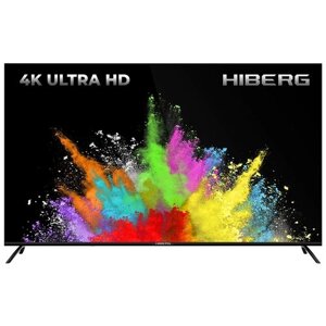 Телевизор HIBERG 65Y UHD-R, диагональ 65 дюймов, Ultra HD 4K, HDR, Smart TV, голосовое управление Алиса