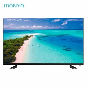 Телевизор MANYA 58MU02BS Смарт ТВ, Android 11, 1,5Gb/8Gb, Wi-Fi, Bluetooth, 3HDMI, 2USB, безрамочный корпус