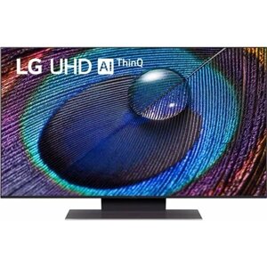Телевизор жк 43" LG/ 43", ultra HD, smart TV, wi-fi, DVB-T2/C/S2, 2.0ch (20W), 3 HDMI, 2 USB, gray 43UR91006LA