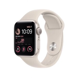 Умные часы Apple Watch Series SE Gen 2 2023 44 мм Aluminium Case GPS, starlight Sport Band