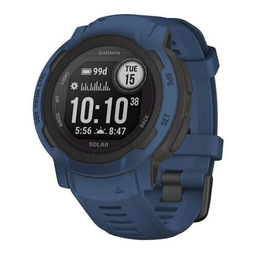 Умные часы Garmin Instinct 2 Solar 45 мм, tidal blue