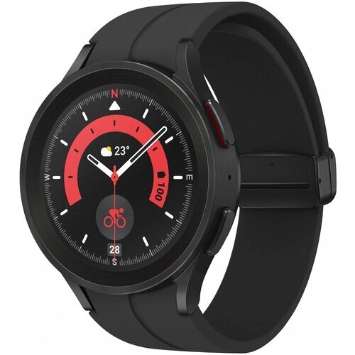 Умные часы Samsung Galaxy Watch5 Pro 45 мм GPS RU, черный титан