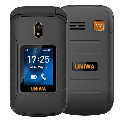 UNIWA V909T, 1 SIM, черный