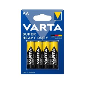 Варта / Varta - Батарейки Super Heavy Duty Zinc-carbon AA R6 1,5V 4 шт